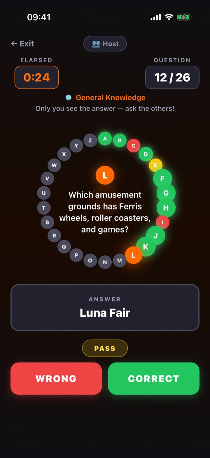 Quiz night in your pocket